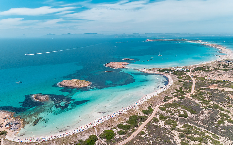 Platja de Ses Illetes auf Formentera