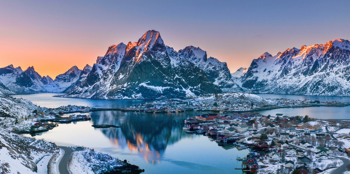 Lofoten Winterlandschaft 